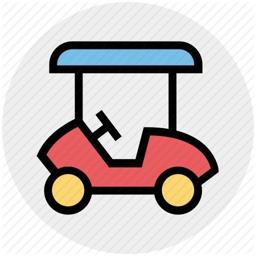 Car Carrier, Cart, Golf, Golf Car, Golf Cart Icon