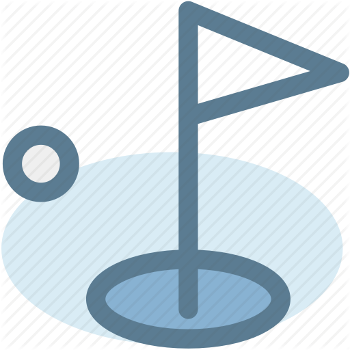 Field, Flag, Golf, Golf Club, Golf Course, Navigation, Sign Icon