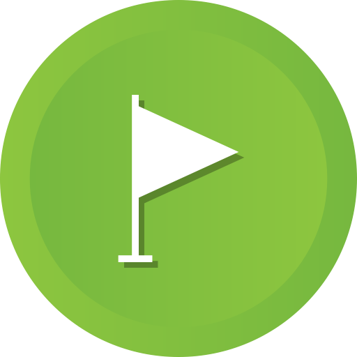 Golf, Sports, Peace, Country, Nation, Pothole, Flag Icon