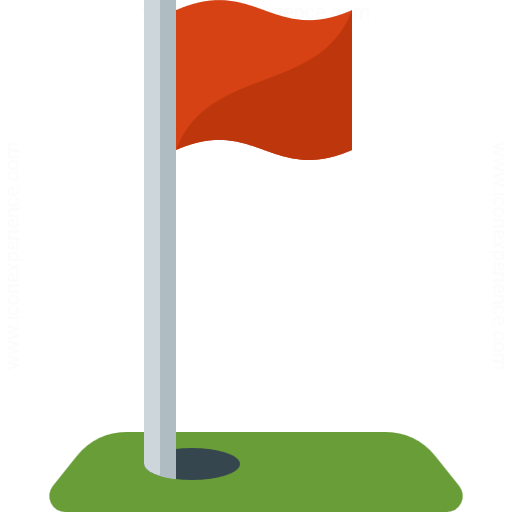 Iconexperience G Collection Golf Flag Icon