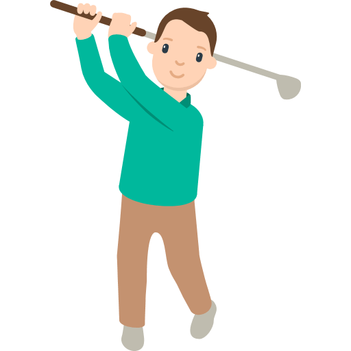 Golfer Emoji For Facebook, Email Sms Id