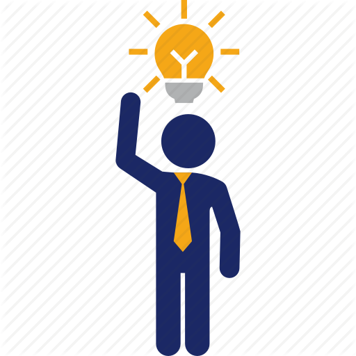 Bulb, Business, Clever, Good, Idea, Man Icon