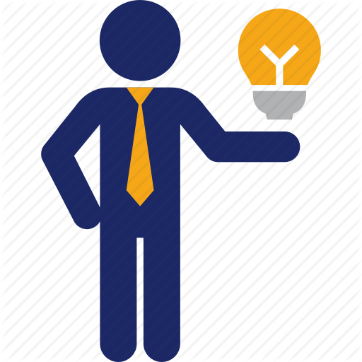 Business, Clever, Good, Idea, Man, Owner, Presentation Icon