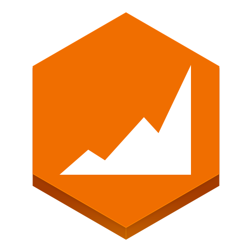 Google Analytics Icon Hex Iconset