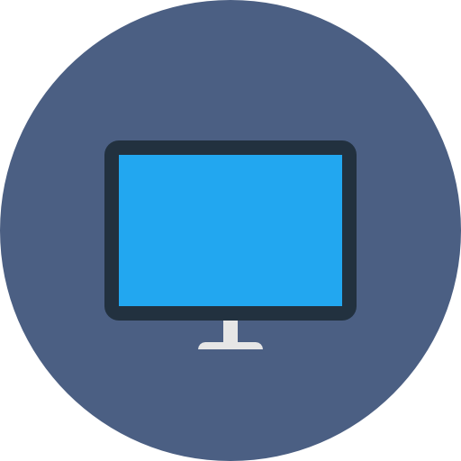 Desktop Icon Free Of Free Flat Business Icons