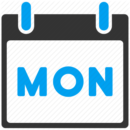 Monday Calendar Icon