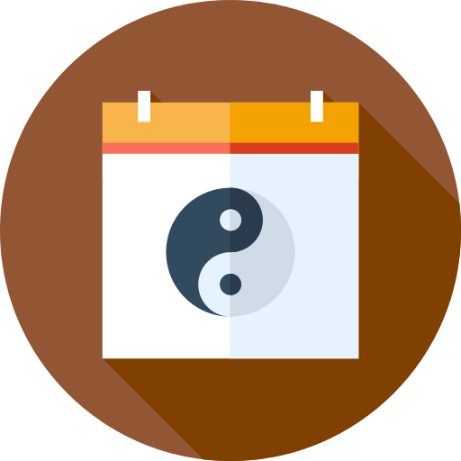 Calendar Yin Yang Png Icon