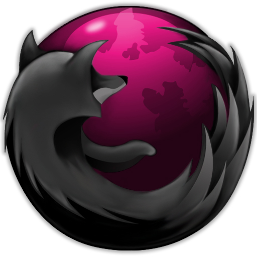 Pink And Black Firefox
