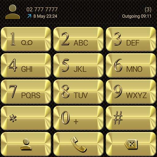 Theme For Exdialer Metal Gold Latest Version Apk