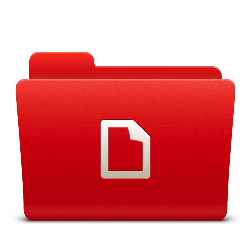 Folder Docs Icon Soda Red Iconset Trysoda