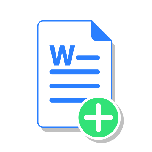 Word, Google, Docs Icon