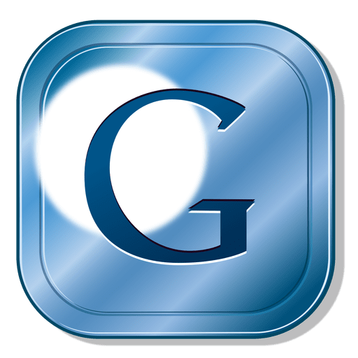 Google Metal Button