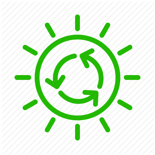 Earth, Eco, Energy, Nature, Recycle, Sun Icon