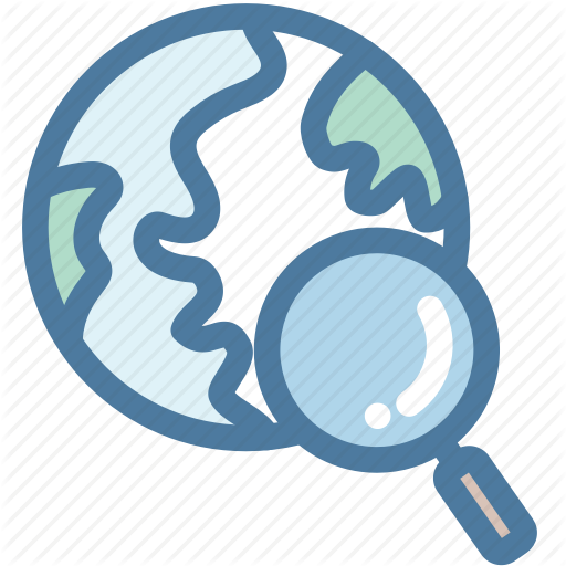 Earth, Globe, Magnifier, Search, Search Engine, Seo, World Icon