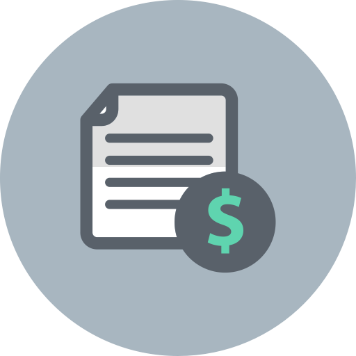 Business, Document, Dollar, File, Finance Icon