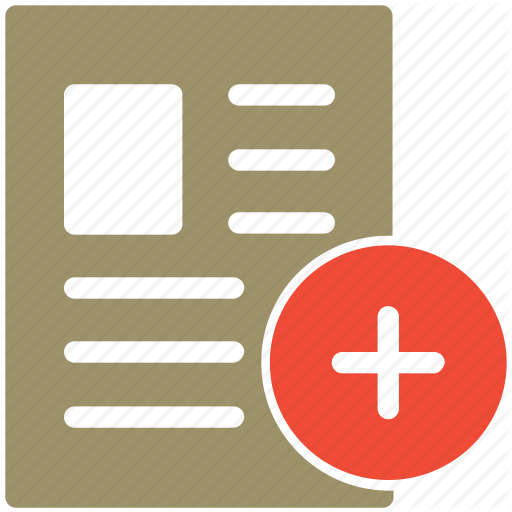 Add Sign, Admission Form, Application Form, New Form Icon