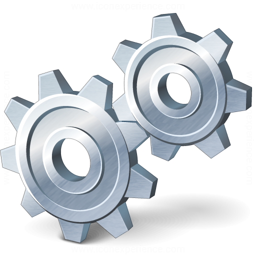 Iconexperience V Collection Gears Icon