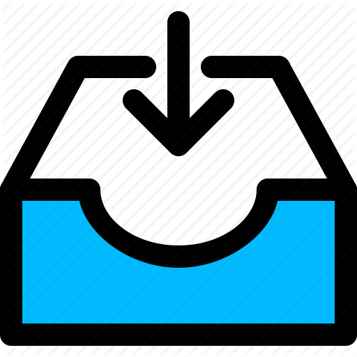Download, Email, Inbox, Tray Icon