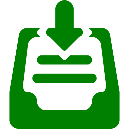Green Inbox Icon