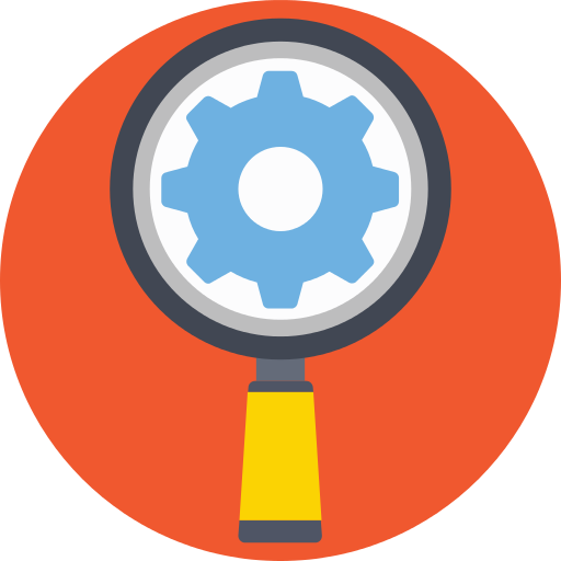 Settings Magnifying Glass Png Icon