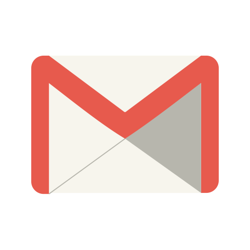 Social Media Gmail Black Icon