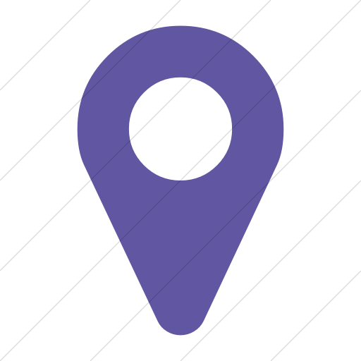 Simple Purple Bootstrap Font Awesome Map Marker Icon