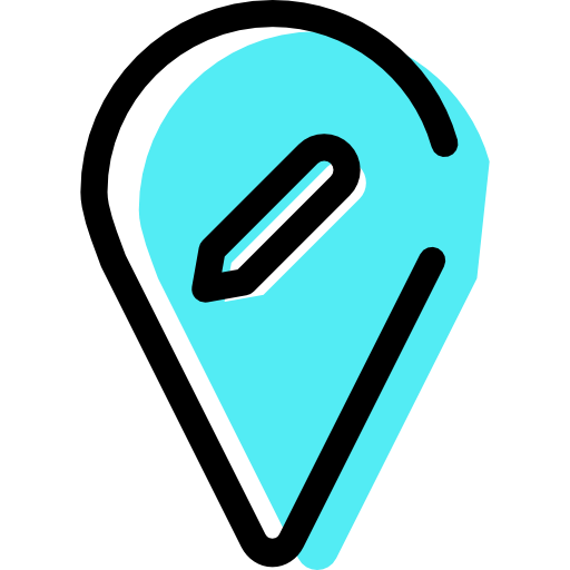 Pin, Cloud, Map Pointer Icon