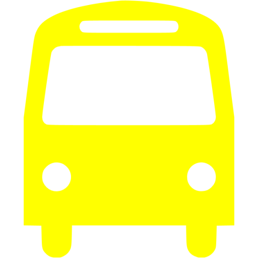 Yellow Bus Icon