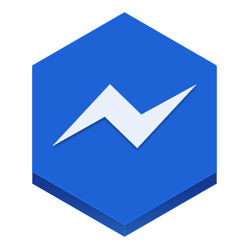 Messenger Icon Hex Iconset