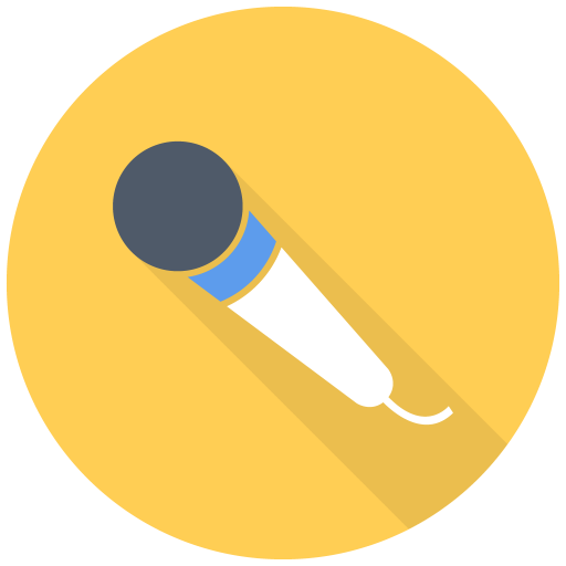 Simple Mic Icon Free Flat Multimedia Iconset Designbolts