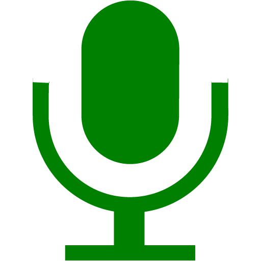 Green Microphone Icon