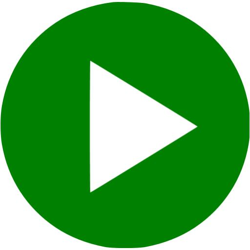 Green Video Play Icon