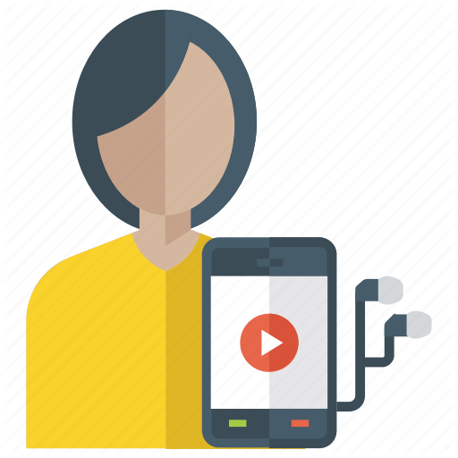 Play Music, Songs, Video App, Video Player, Video Tutorial Icon