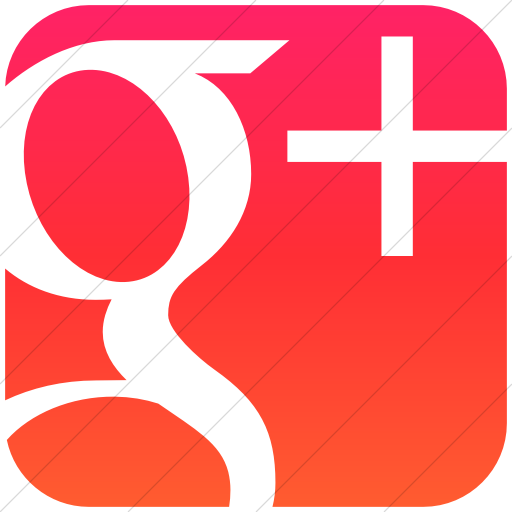 Simple Ios Orange Gradient Social Media Googleplus