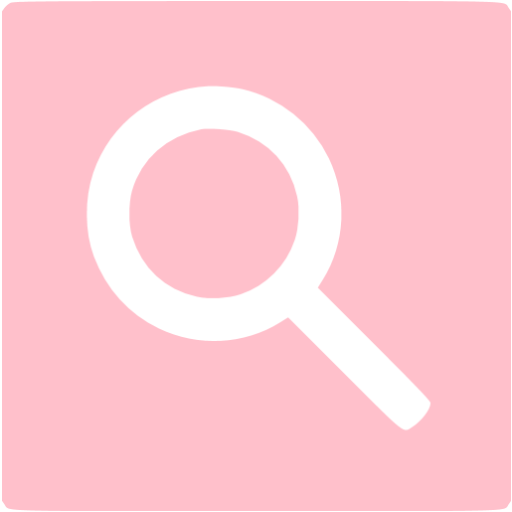 Pink Google Web Search Icon