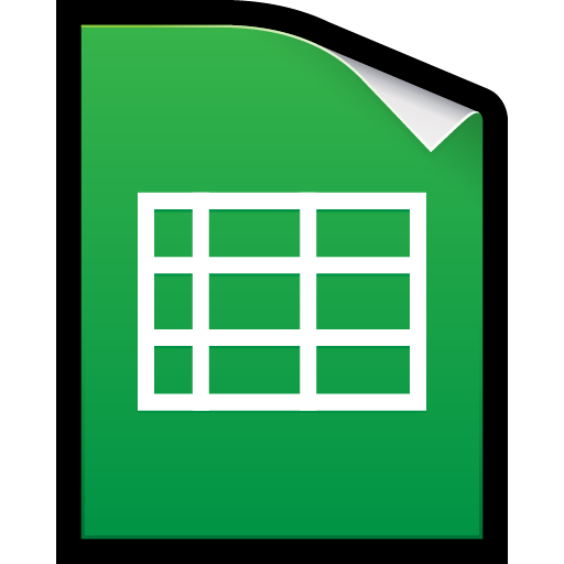 Docs, Google, Spreadsheet, Xls Icon