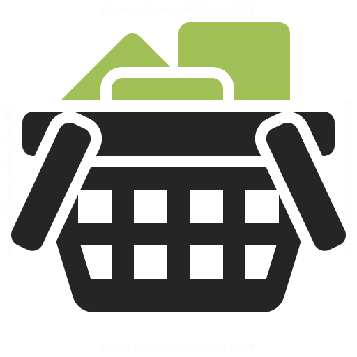Shopping Basket Full Icon Iconexperience