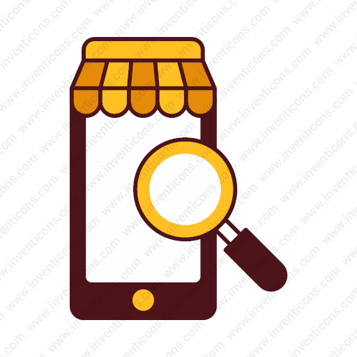 Download Search,store Icon Inventicons