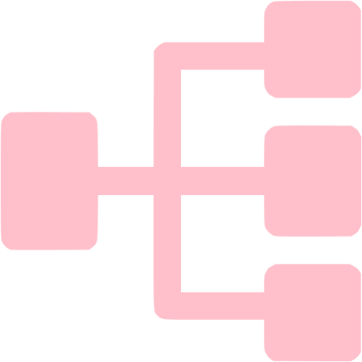 Pink Parallel Tasks Icon