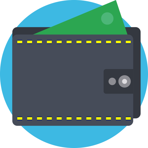 Rounded, Wallet Icon Free Of Round Varieties