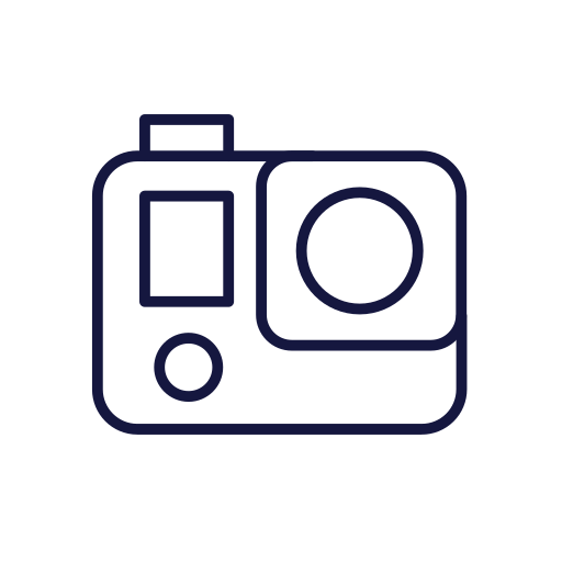 Gopro, Camera Icon Free Of Travel Icons Line To Awaken Your