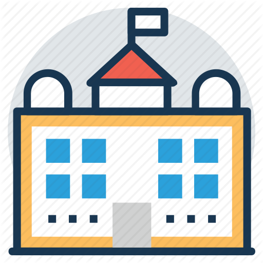 Building With Flag, City Hall, Courthouse, Educational Building