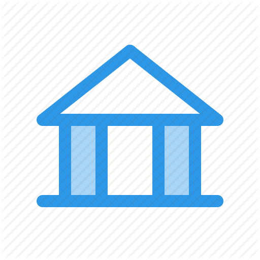 Bank, Gov, Government Icon