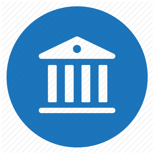 Bank, Government Icon