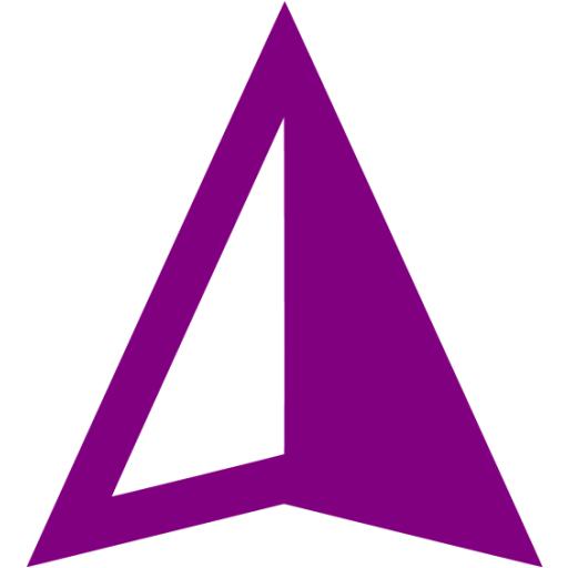Purple Gps Device Icon