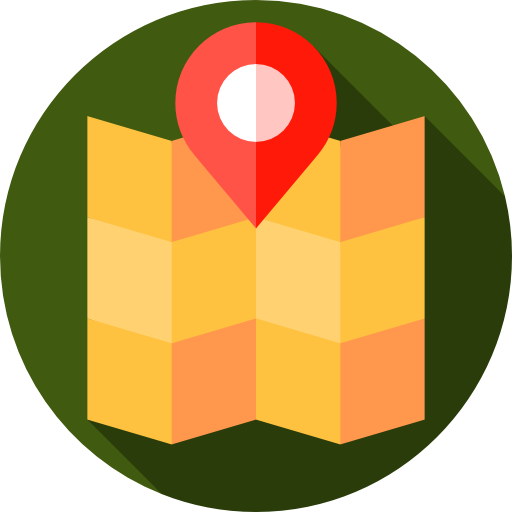 Map Pointer, Map, Gps Icon