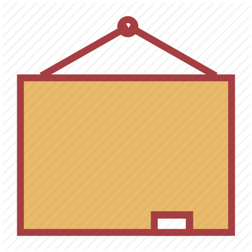 Chalkboard, Classroom, School Icon