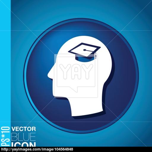 Vector Icon Head Think Silhoutte Vector Man And His Mind