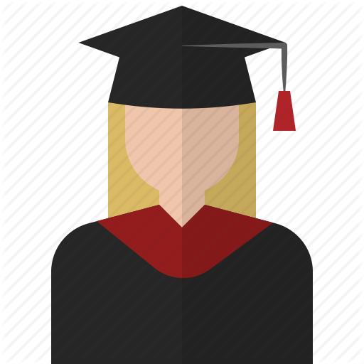 Avatar, Graduation, People, Student, University, Woman Icon