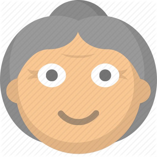 Elderly, Grandma, Grandmother, Gray, Hair, Old, Woman Icon